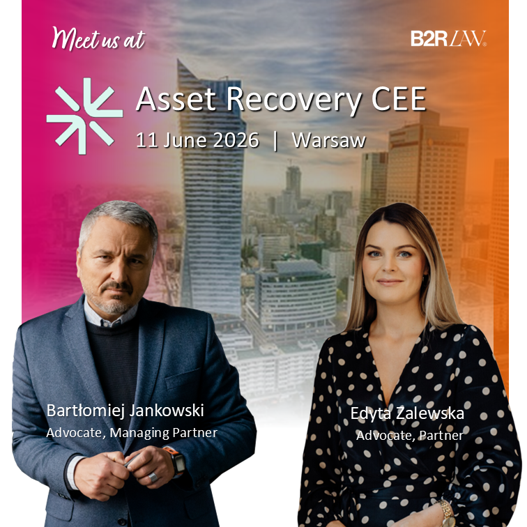 B2RLaw bei Asset Recovery CEE – Warsaw Dispute Days 2026